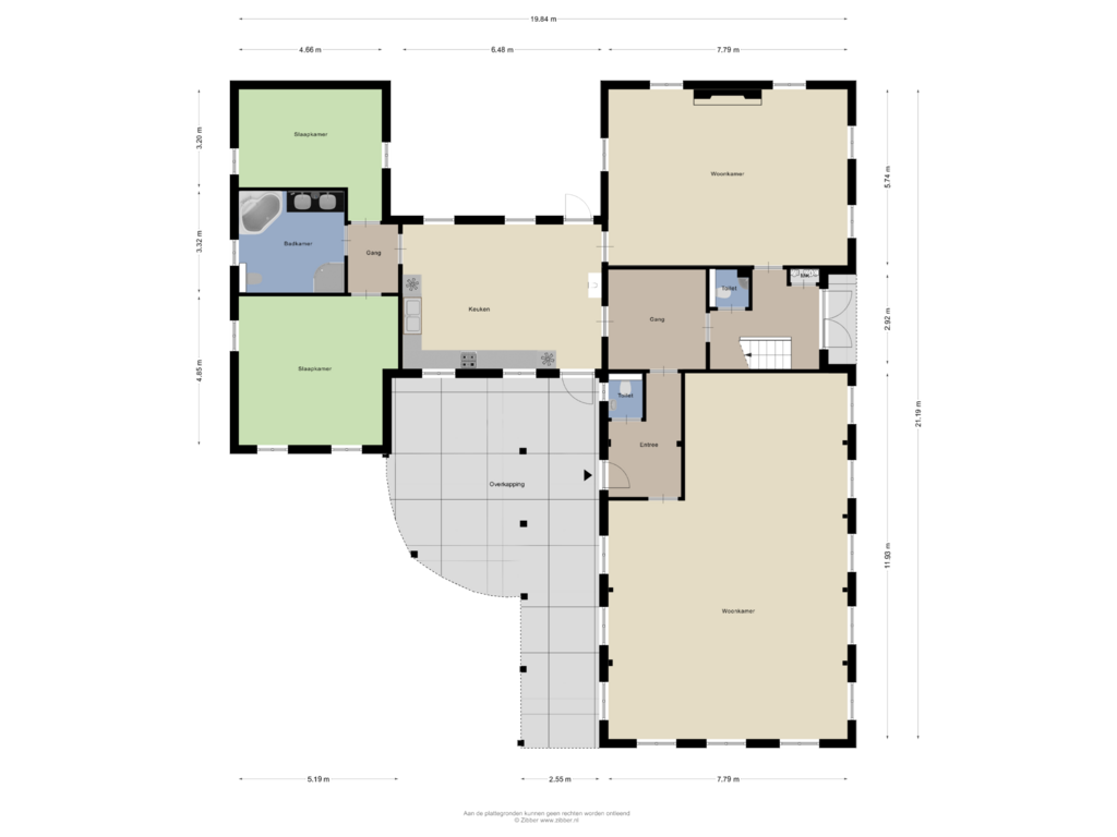 Bekijk plattegrond van Begane Grond van Kilsdonkseweg 2