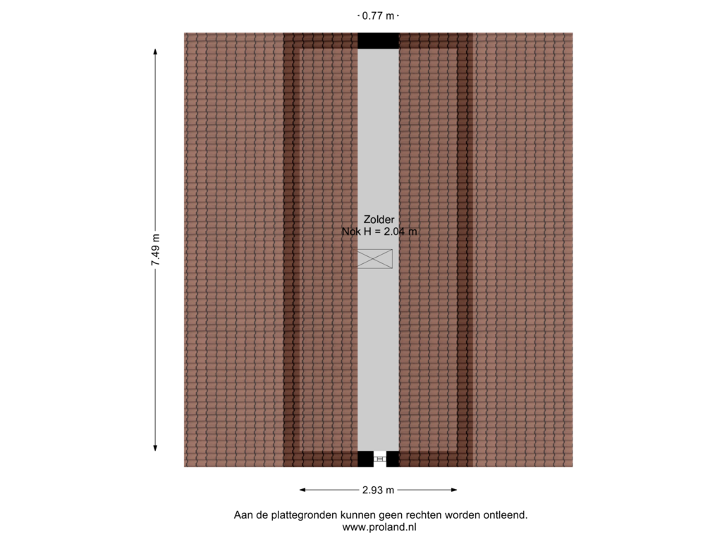 Bekijk plattegrond van 2e Verdieping van Wânswerterdyk 1