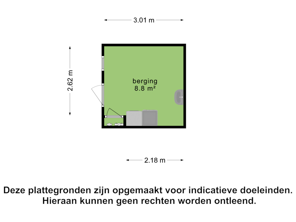 Bekijk plattegrond van Berging van Boylerstraat 12--2