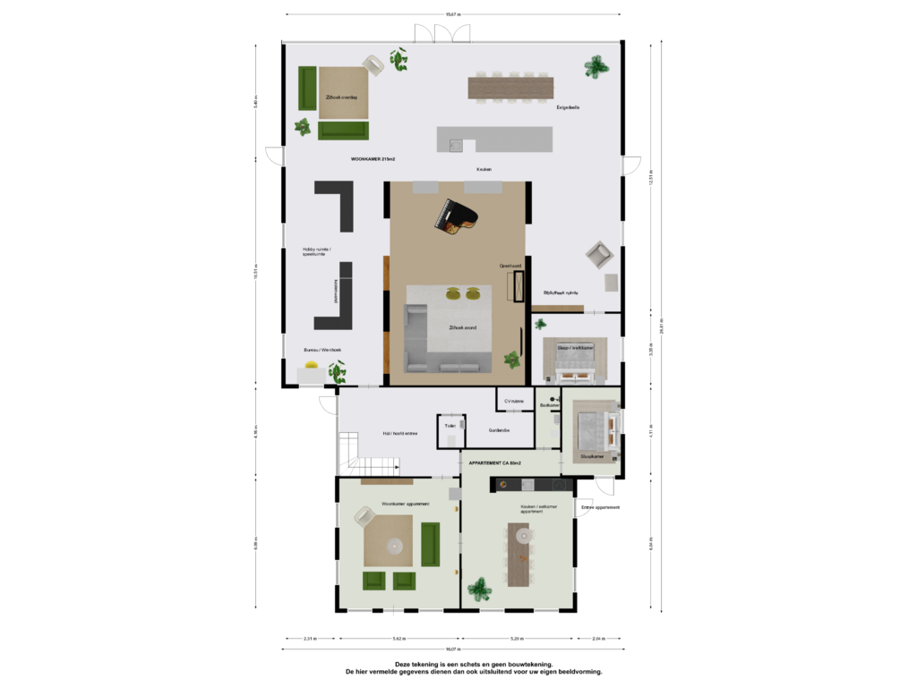 Bekijk plattegrond van Begane grond van Weerwilleweg 13