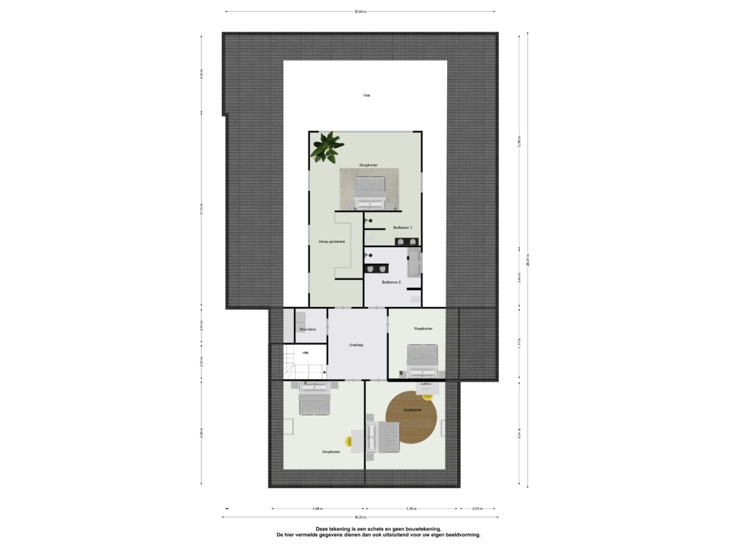 Bekijk plattegrond van Verdieping van Weerwilleweg 13