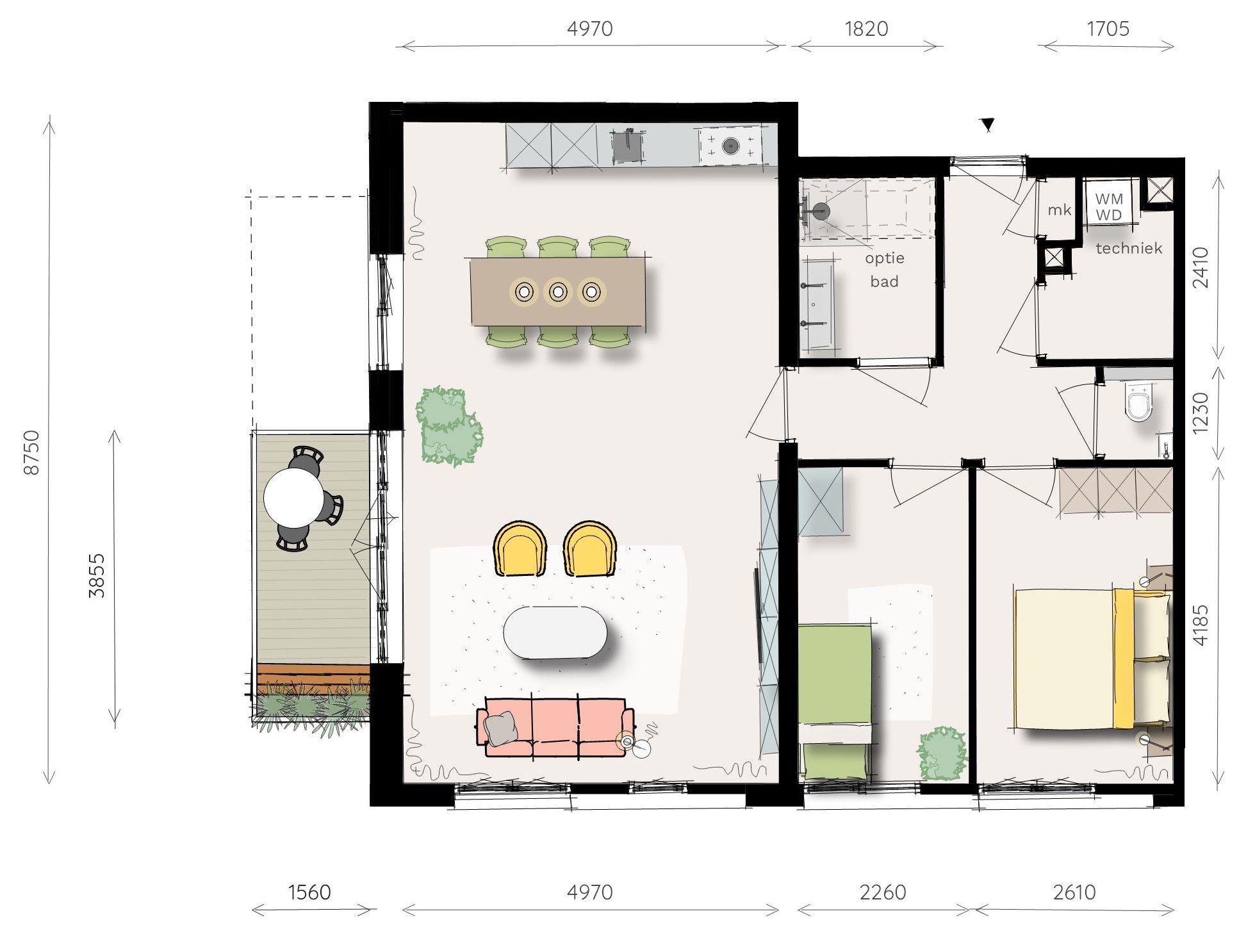De Madelief (Bouwnr. 12), Middelharnis, 3241AA, Zuid-Holland, Nederland