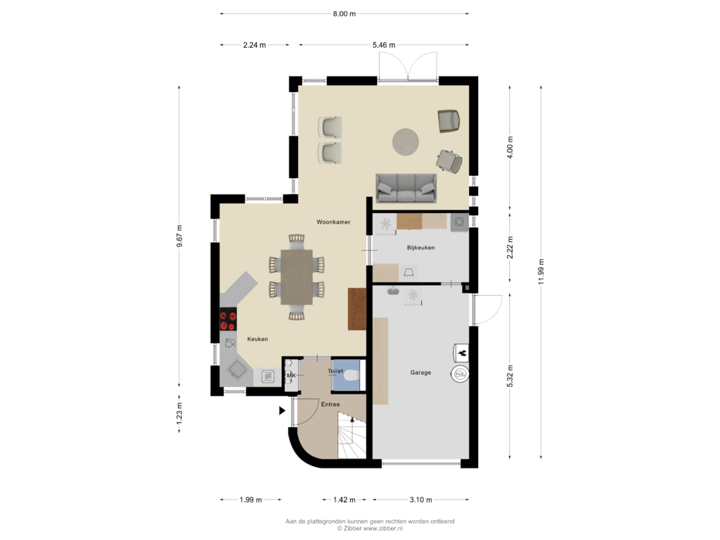 Bekijk plattegrond van Begane Grond van Windmolen 3