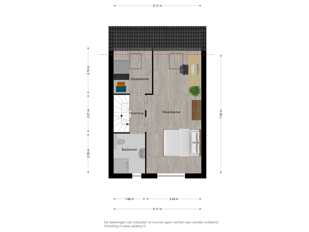 Bekijk plattegrond van Woonlaag 2 van De Fazant 99