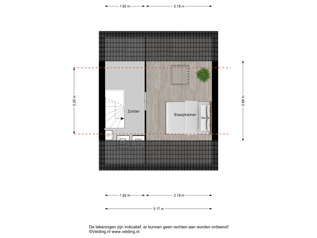 Bekijk plattegrond van Woonlaag 3 van De Fazant 99