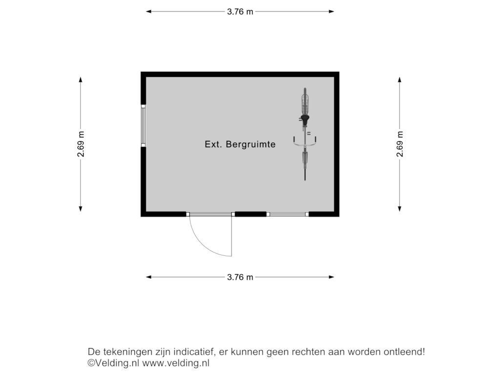 Bekijk plattegrond van Woonlaag  externe bergruimte van De Fazant 99