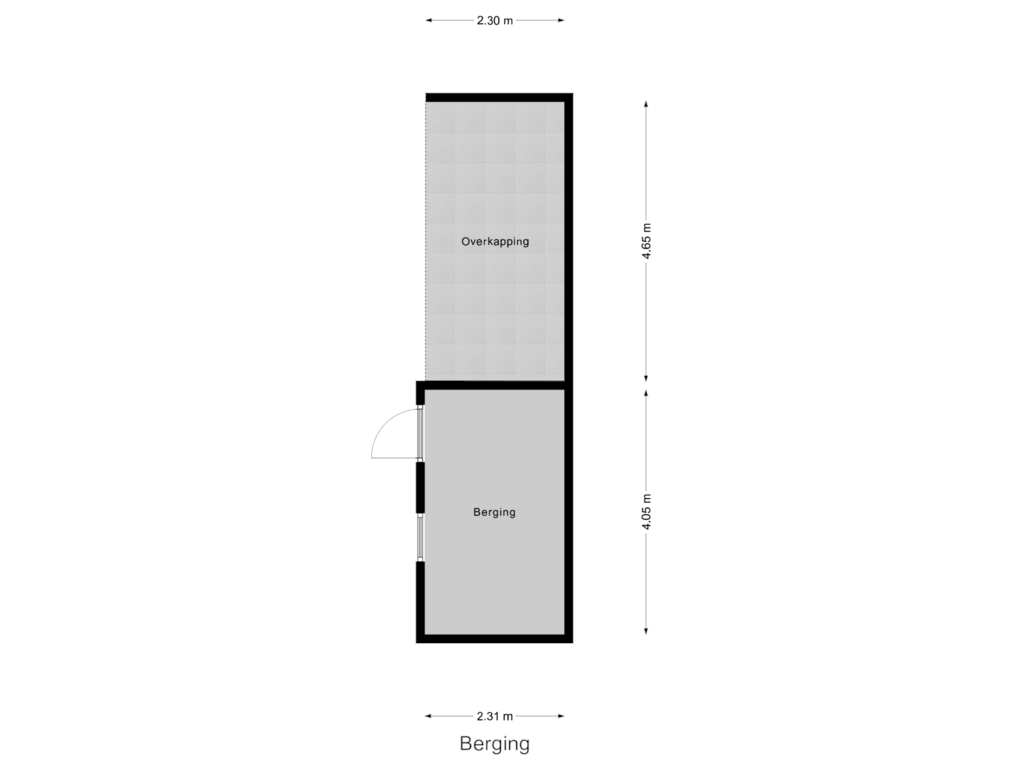 Bekijk plattegrond van Berging van Frederikstraat 6