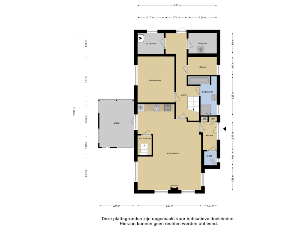 Bekijk plattegrond van Begane Grond van Zijtak 4