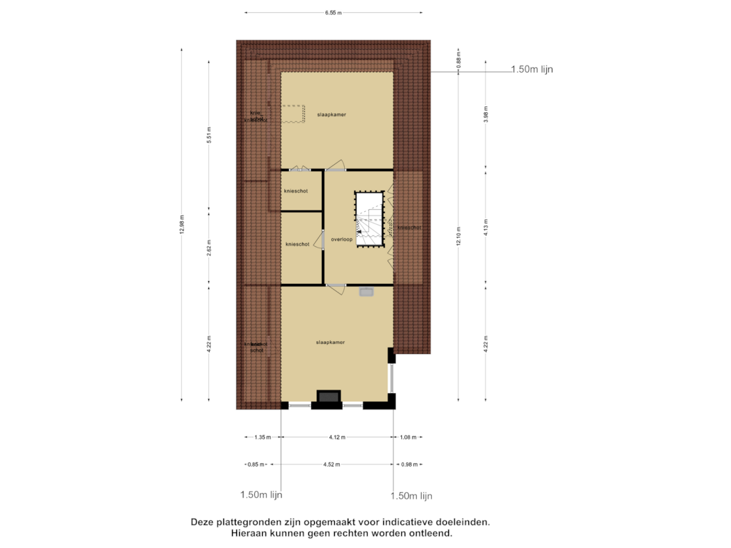 Bekijk plattegrond van Eerste Verdieping van Zijtak 4