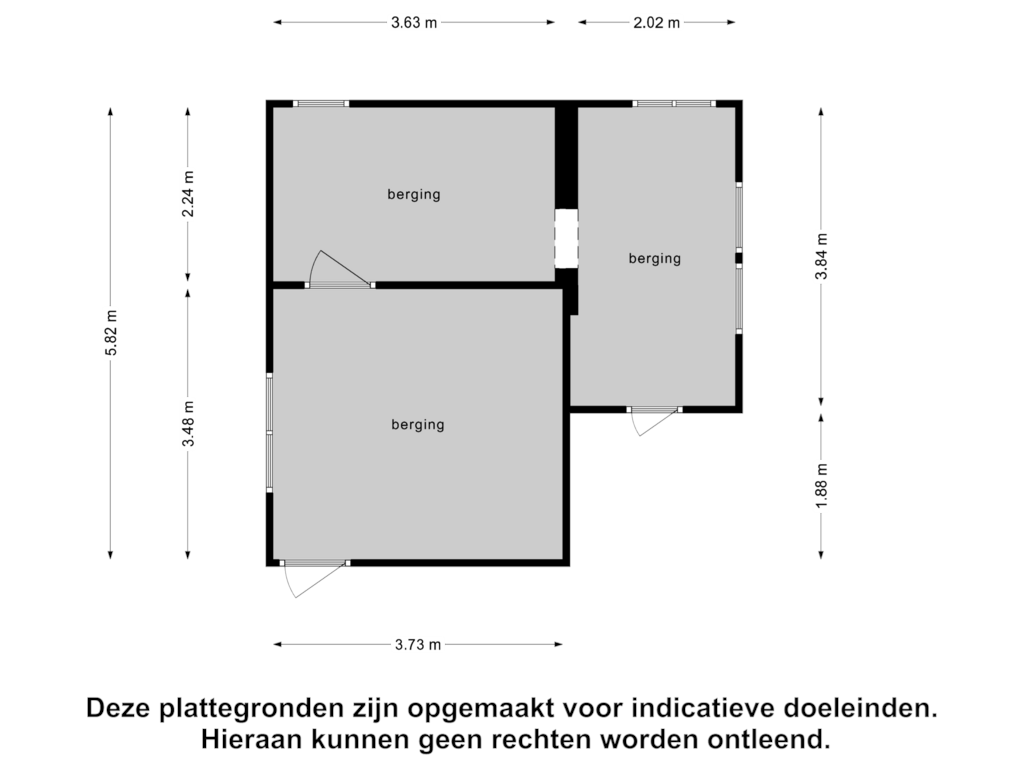 Bekijk plattegrond van Berging van Zijtak 4