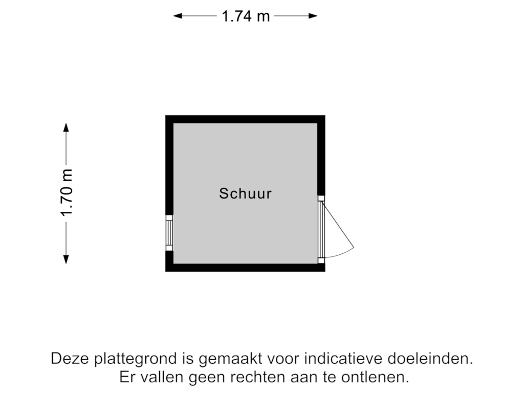 Bekijk plattegrond van Zwembadhuisje van Hendrik van Cuyklaan 10