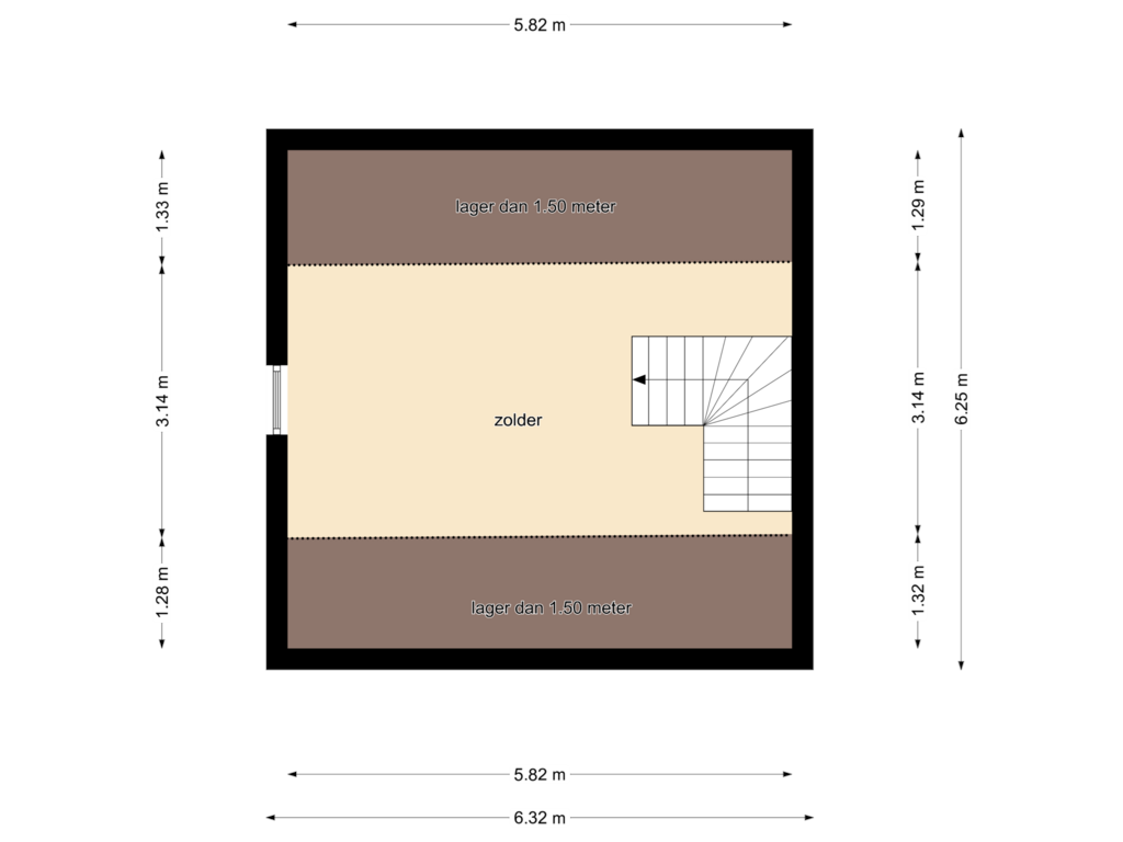 Bekijk plattegrond van Floor 2 van Geelrijs 13