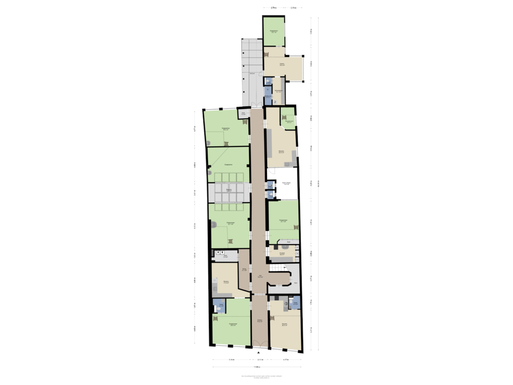 View floorplan of Begane Grond of Voorstraat 168