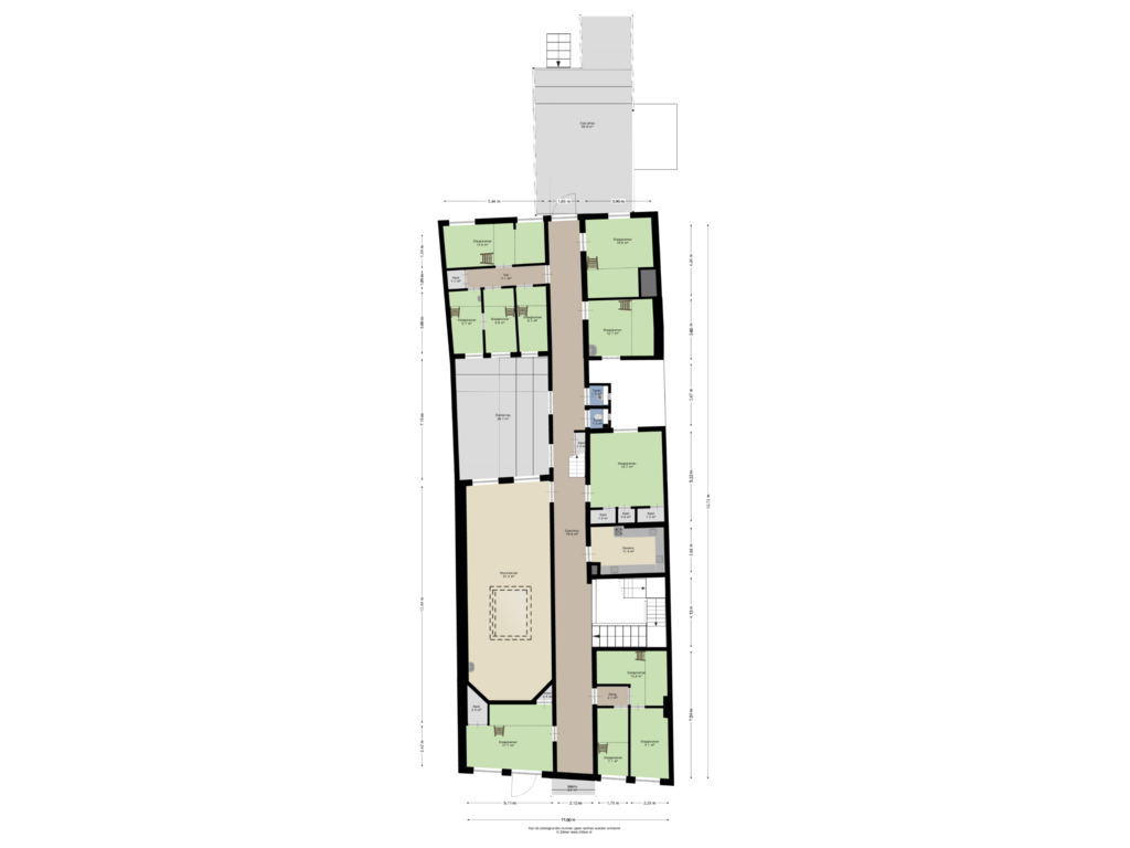 View floorplan of Eerste Verdieping of Voorstraat 168