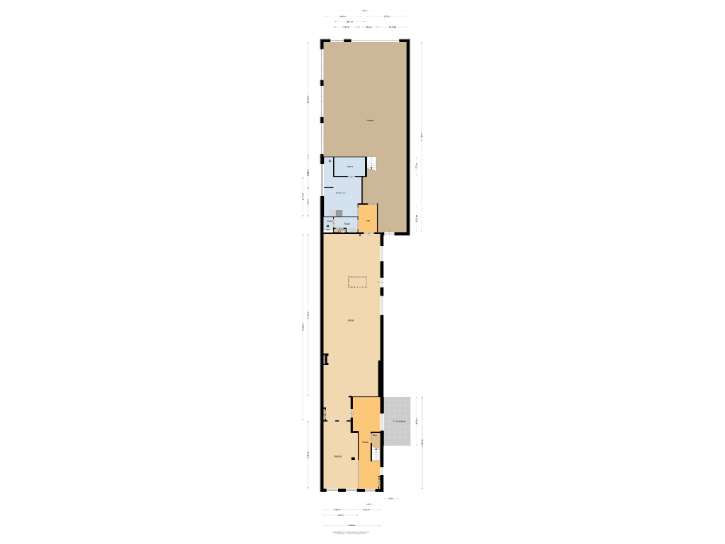 Bekijk plattegrond van Begane grond van Heereweg 61