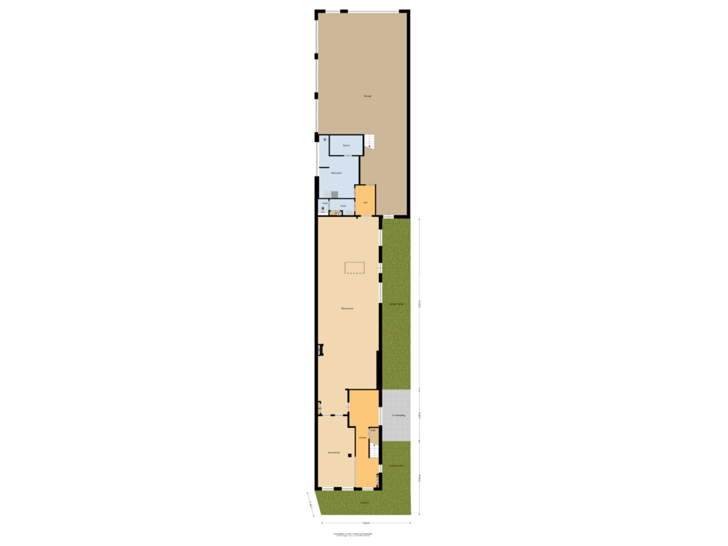 Bekijk plattegrond van Situatie van Heereweg 61