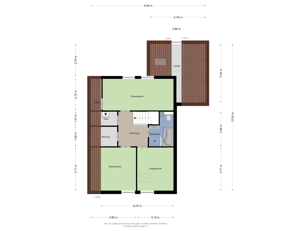 Bekijk plattegrond van Eerste Verdieping van Boxtelseweg 43