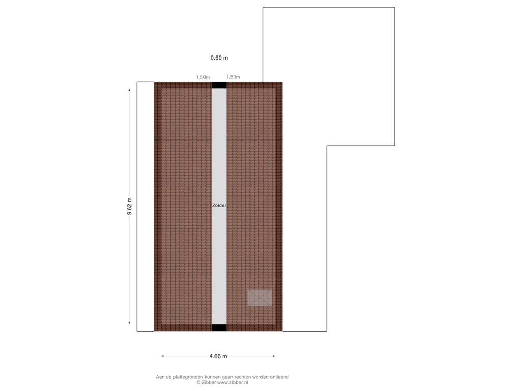 Bekijk plattegrond van Zolder van Boxtelseweg 43