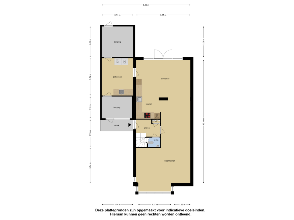 Bekijk plattegrond van Begane Grond van Schovenhorstweide 33