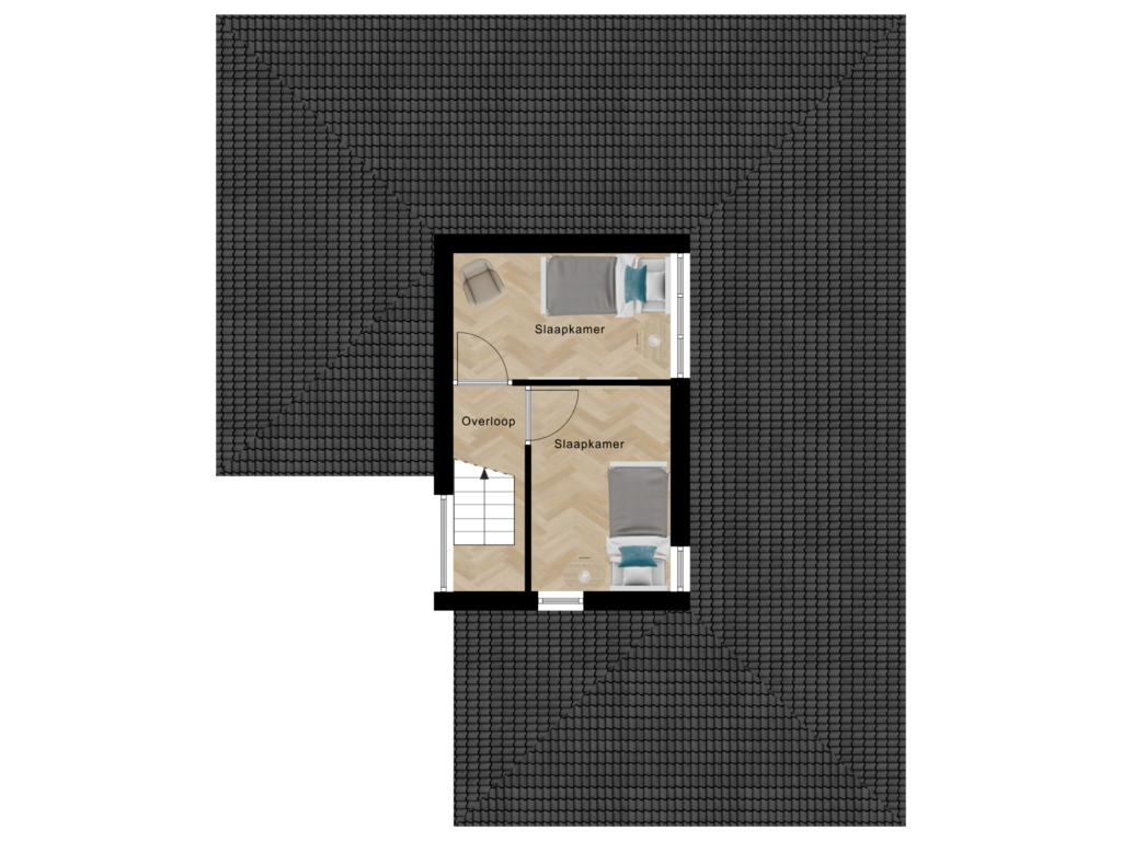 View floorplan of 1e Verdieping of Oldenzaalseweg 169