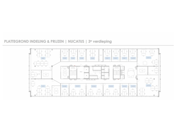 Plattegrond derde verdieping