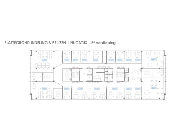 Plattegrond derde verdieping