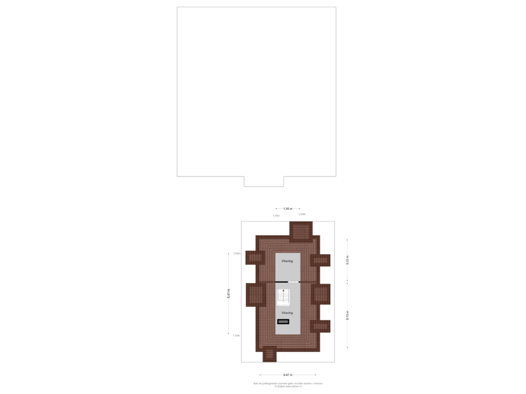 View floorplan of Vliering of Dommelstraat 2