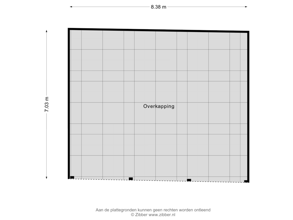 View floorplan of Overkapping of Dommelstraat 2