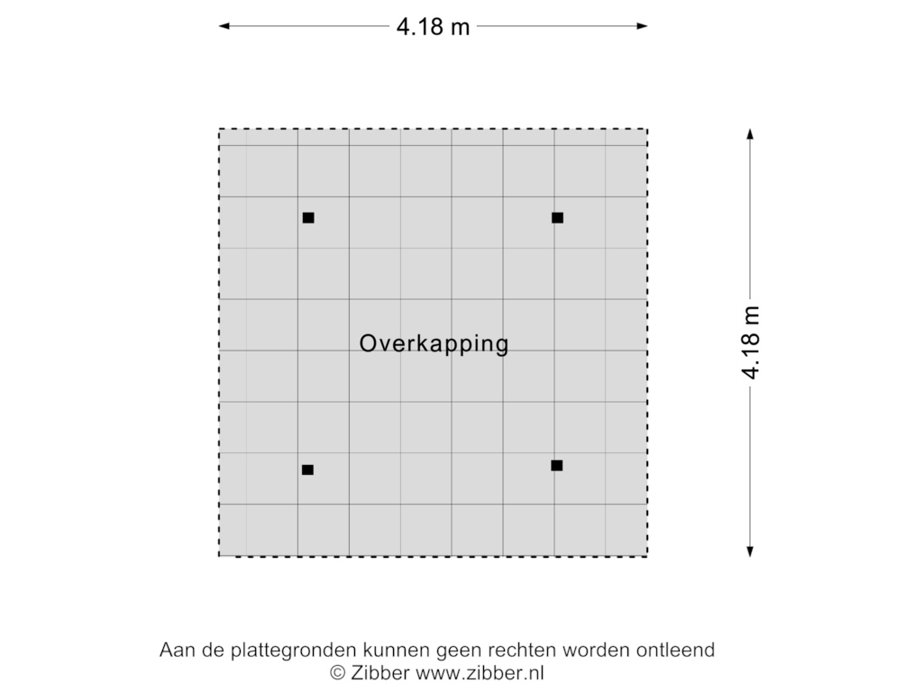 View floorplan of Overkapping of Dommelstraat 2