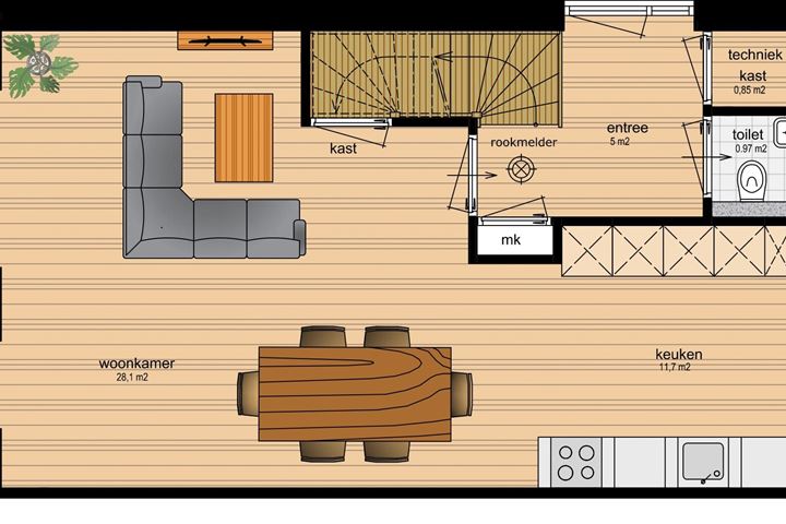 Bekijk foto 9 van C eindwoning rechts (Bouwnr. C)