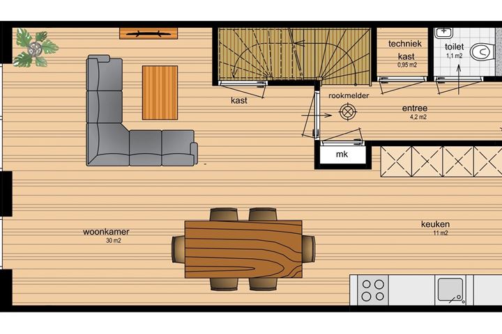 Bekijk foto 11 van 3 nieuwbouwwoningen Langeweg 17-19