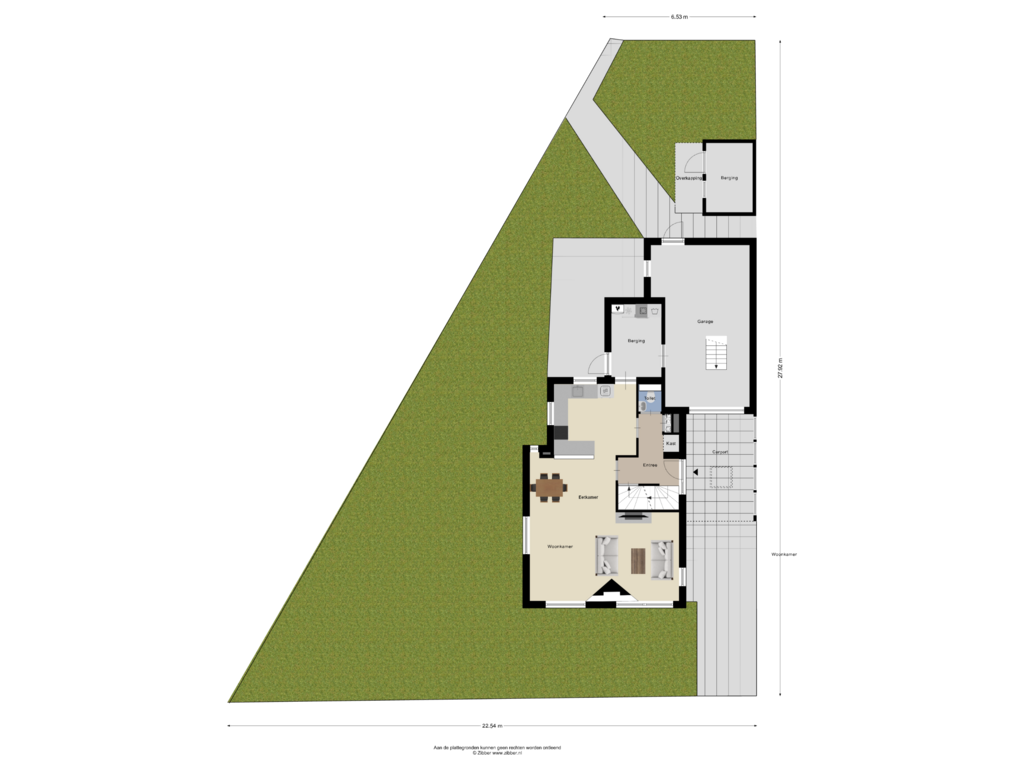 Bekijk plattegrond van Begane Grond - Tuin van Bocholtsestraatweg 64