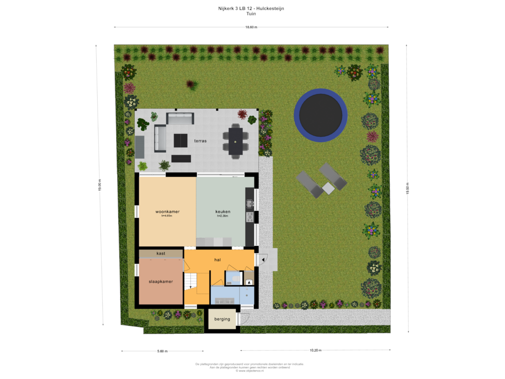 Bekijk plattegrond van TUIN van Hulckesteijn 3-12