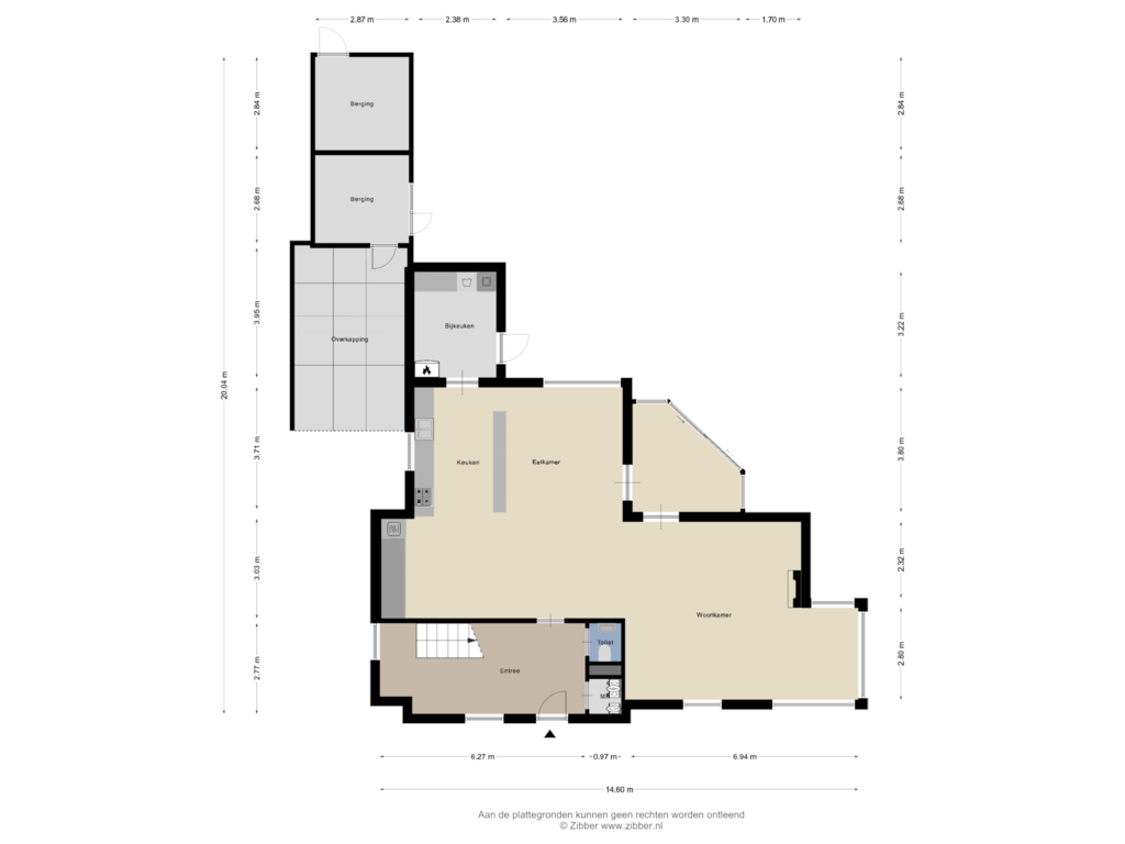 Bekijk plattegrond van Begane Grond van Zuid Bosweg 11-A