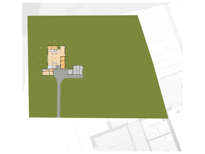 Begane grond met tuin