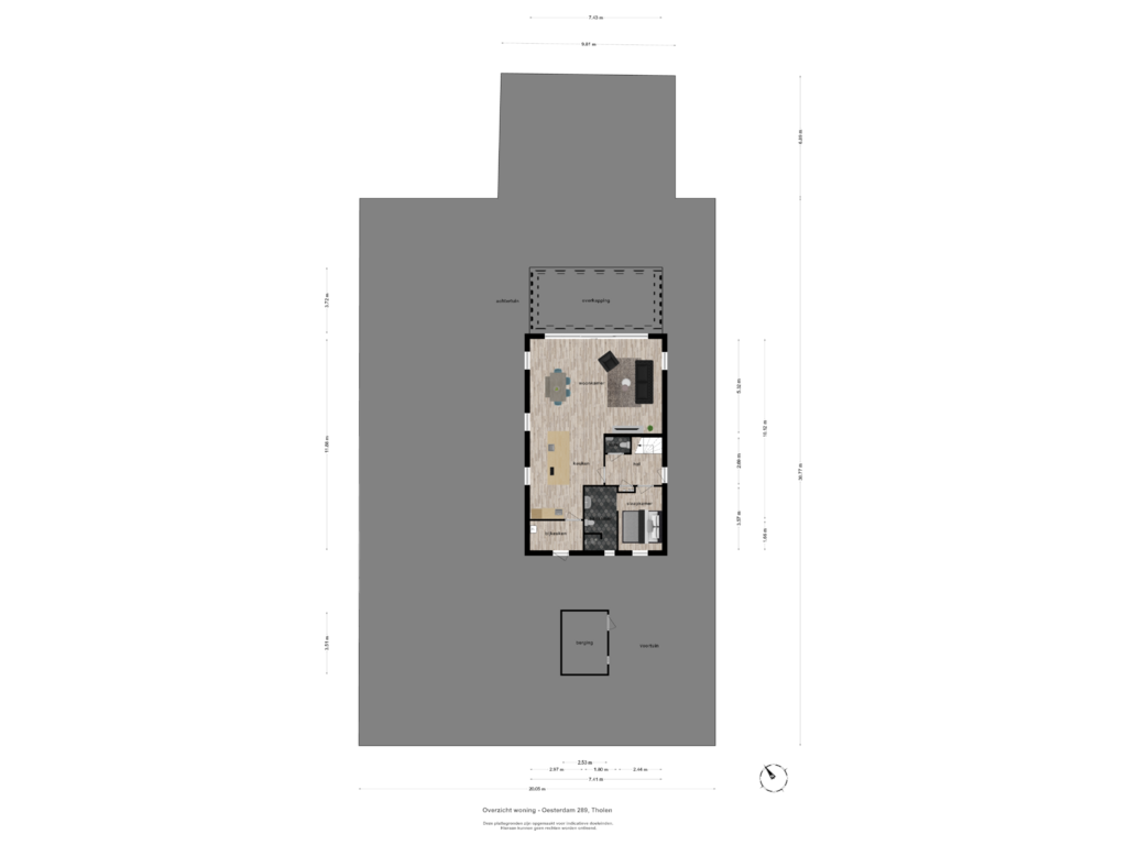 View floorplan of Overzicht woning of Oesterdam 289