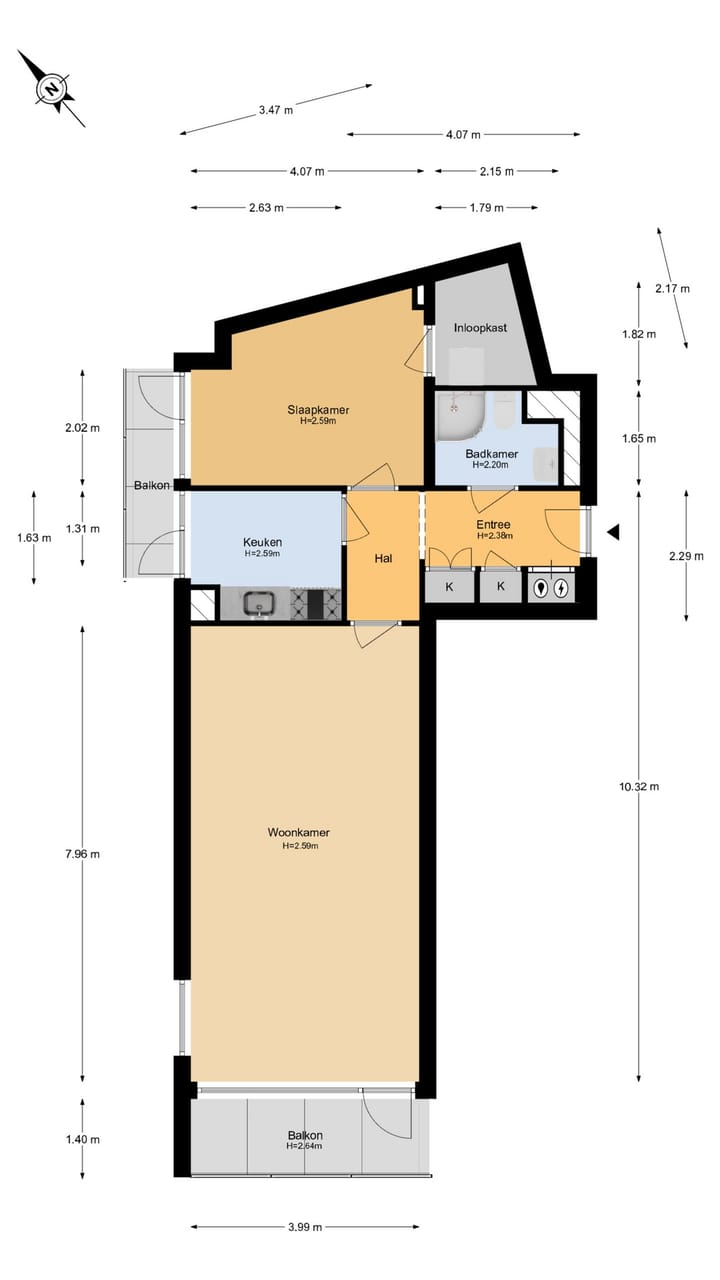 Foto 31 van de Favaugeplein 21-F7