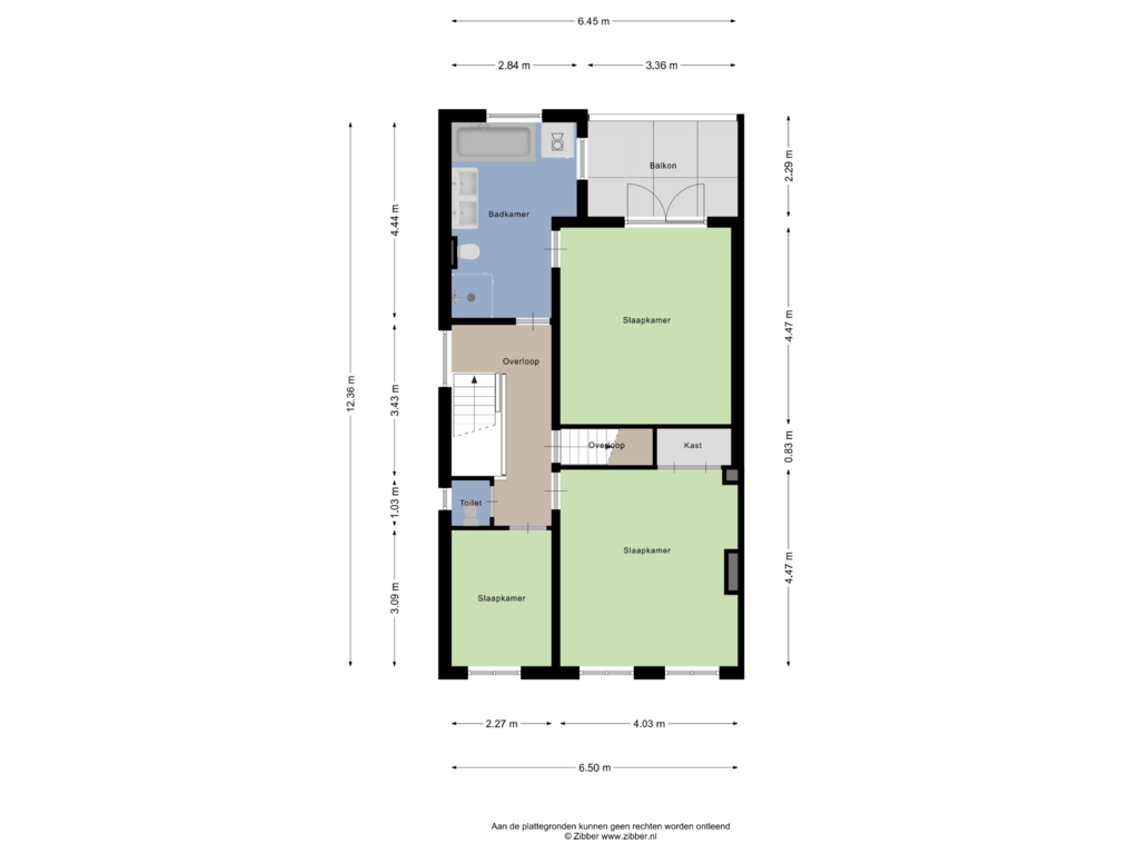 View floorplan of Eerste Verdieping of Zuideinde 85