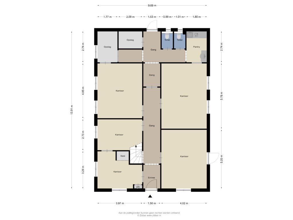 Bekijk plattegrond van Begane grond van Elisabethplaats 30