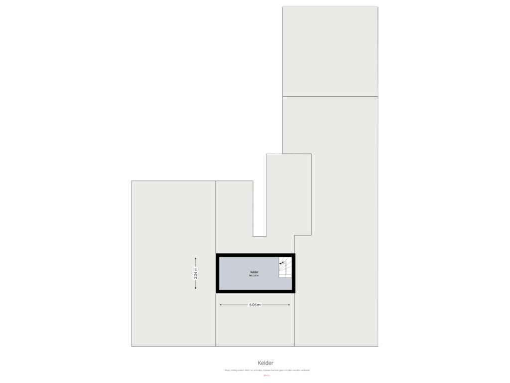 Bekijk plattegrond van Kelder van Hulserstraat 10