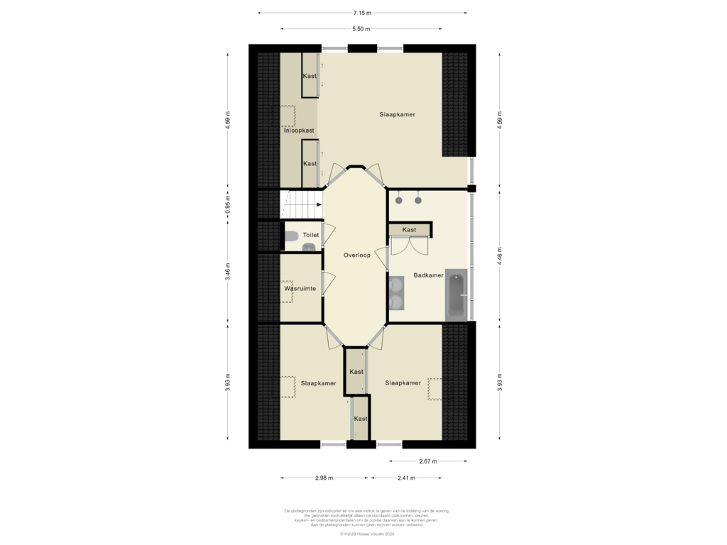 View floorplan of Verdieping of De Venen 5-A