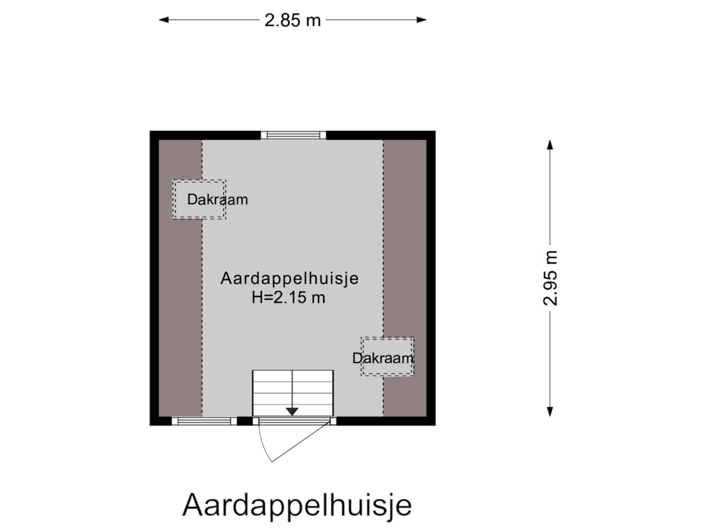 Bekijk plattegrond van Aardappelhuisje van Warfveendijk 20