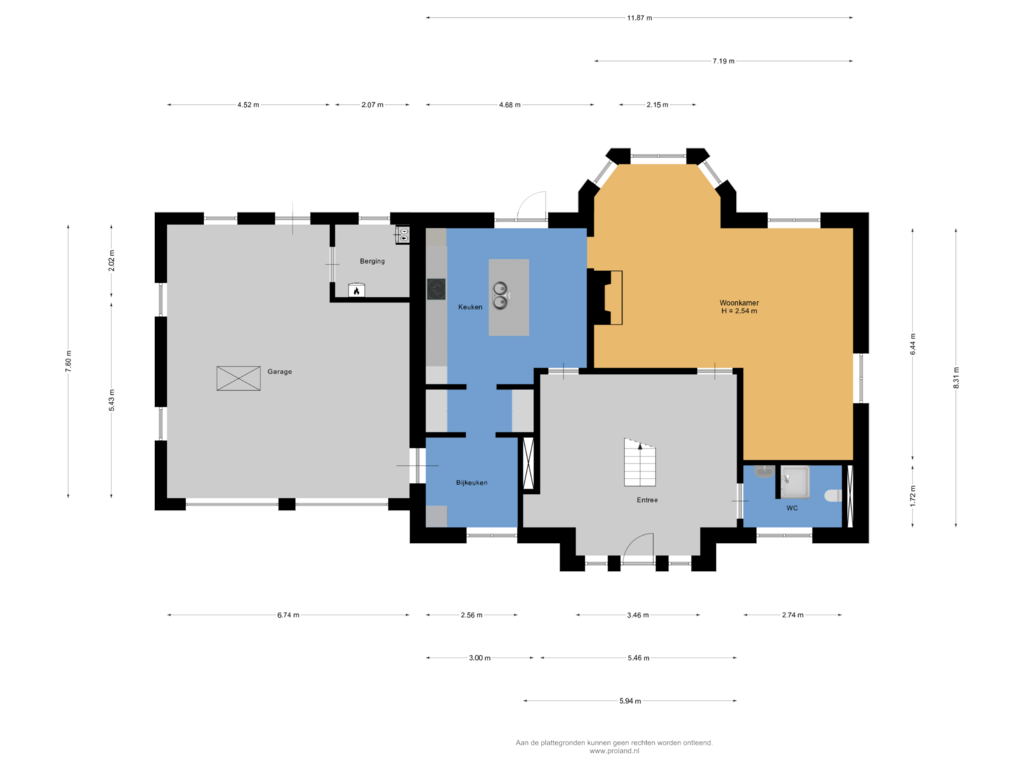 Bekijk plattegrond van Begane Grond van Blumenstrasse 20