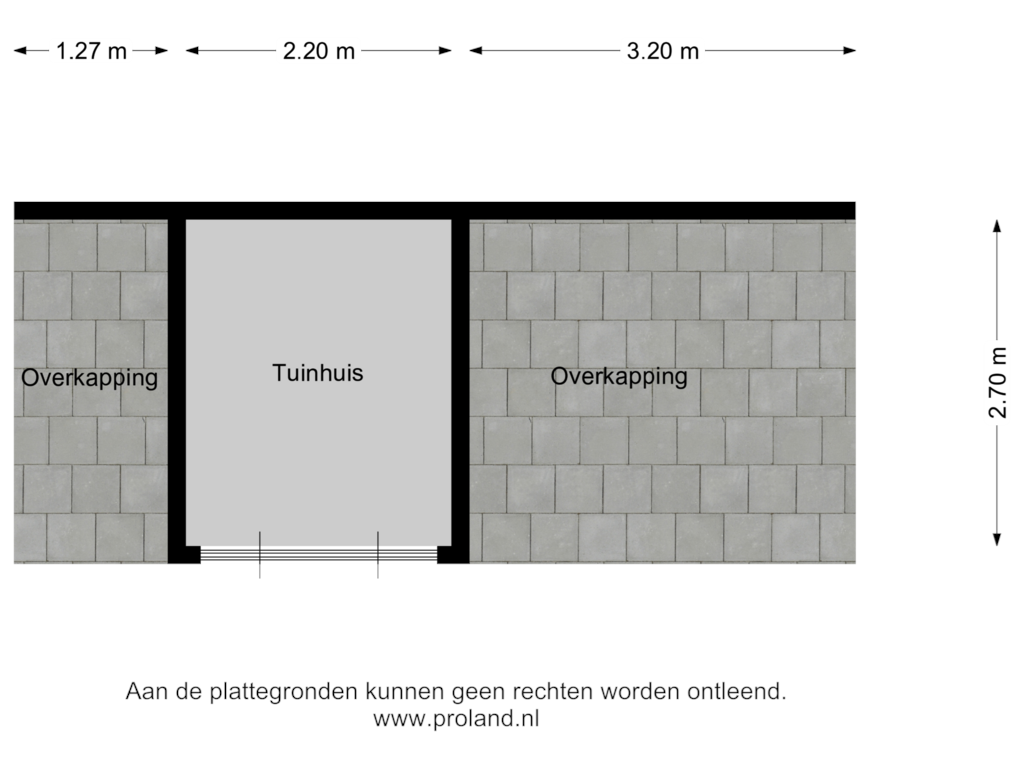 Bekijk plattegrond van Tuinhuis van Blumenstrasse 20