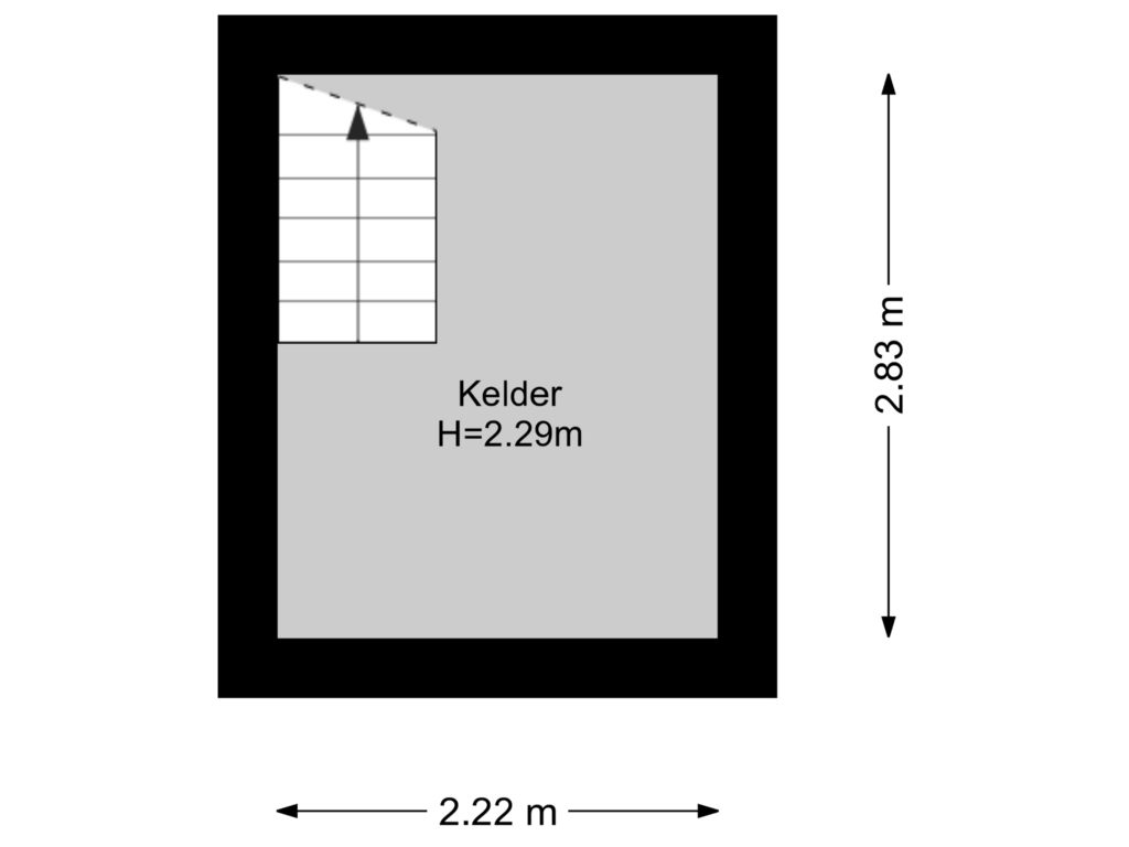 View floorplan of Kelder of Studler van Surcklaan 17