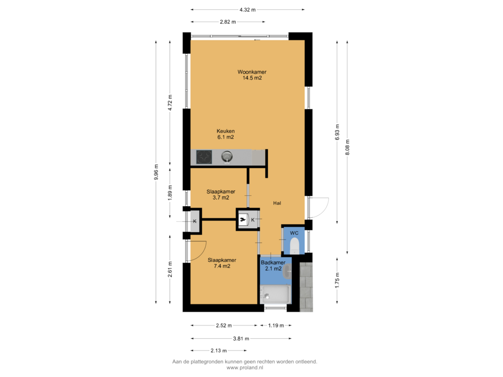 Bekijk plattegrond van Begane Grond van Slûs 19