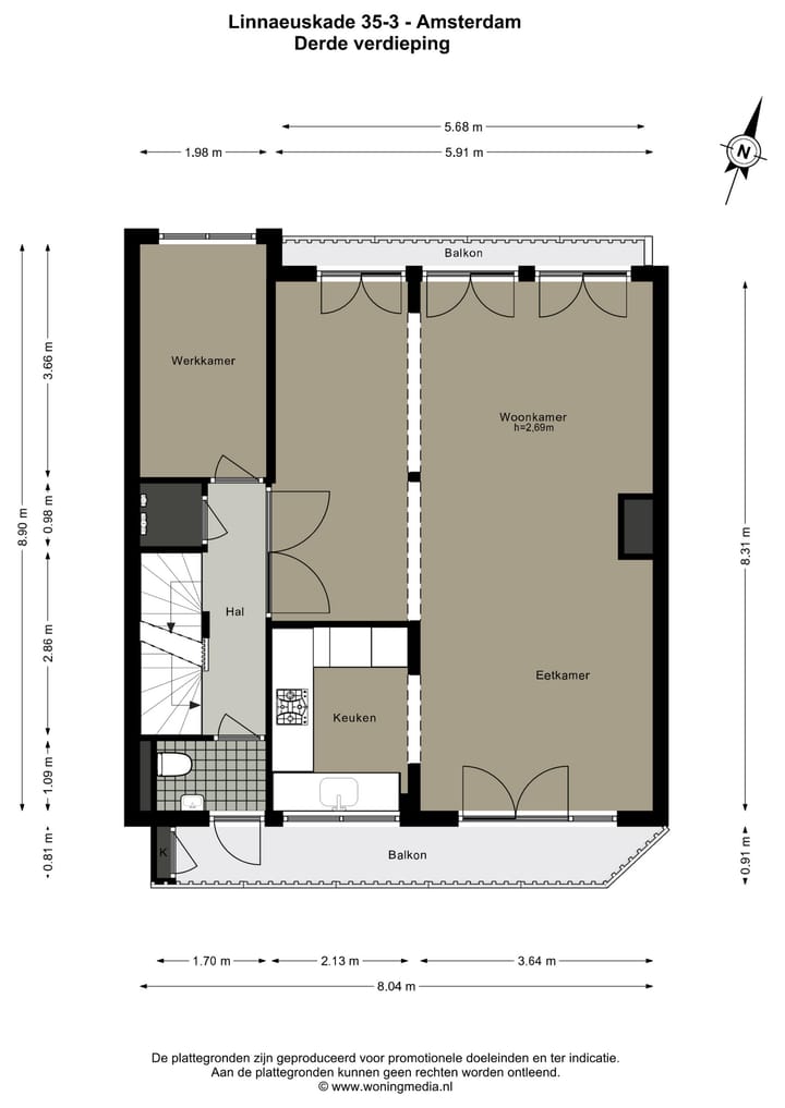 Foto 34 van Linnaeuskade 35-3