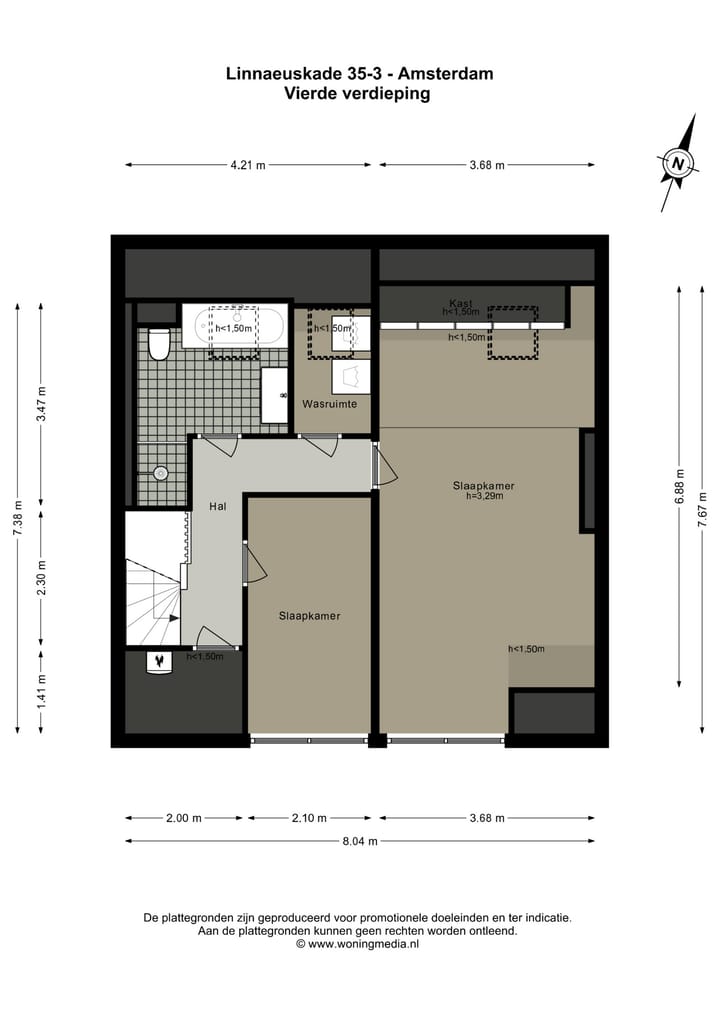 Foto 35 van Linnaeuskade 35-3