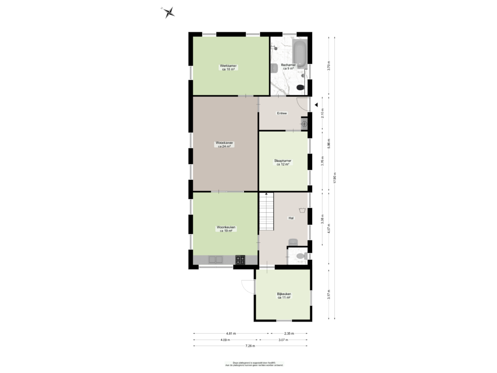 Bekijk plattegrond van Begane grond van Burg. J.G. Legroweg 70