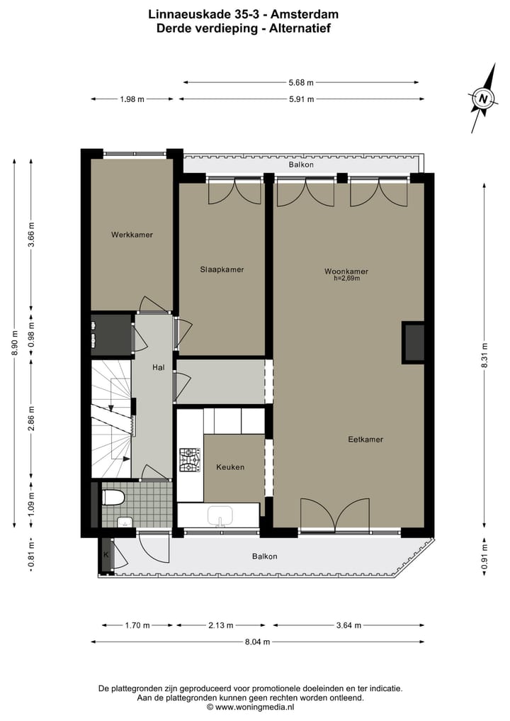 Foto 36 van Linnaeuskade 35-3